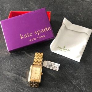NWT. Kate Spade Gold Watch.